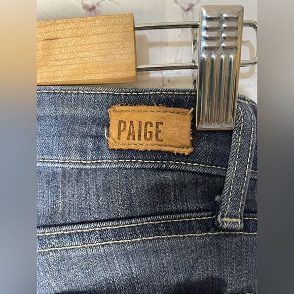 Paige Premium Denim Blue Jeans Women’s size 28 Zip Fly with Button Closure - Picture 5 of 6